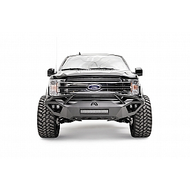 Fab Fours Bumper Vengeance 1-Piece Design Steel Black - FF18-D4552-1