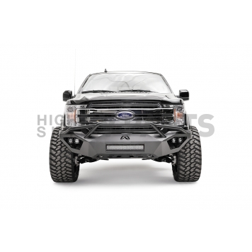 Fab Fours Bumper Vengeance 1-Piece Design Steel Black - FF18-D4552-1