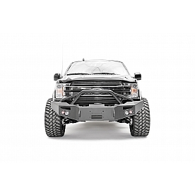 Fab Fours Bumper Premium 1-Piece Design Steel Black - FF18-H4552-1