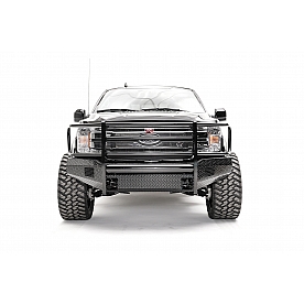 Fab Fours Bumper 1-Piece Design Steel Black - FF18-K4560-1
