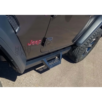 Raptor Series Nerf Bar Black Matte Powder Coated Steel - RTS46JP-1