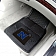 Fan Mat Floor Mat - Universal Fit Black Vinyl Set of 2 - 20616