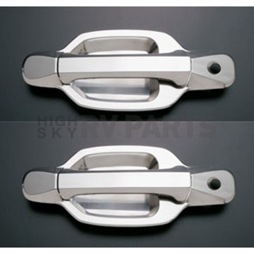 All Sales Exterior Door Handle -  Polished Aluminum Set Of 2 - 930
