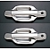 All Sales Exterior Door Handle -  Polished Aluminum Set Of 2 - 930