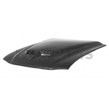 Harwood Fiberglass Hood - Cowl Induction Gloss Fiberglass Black - B42304