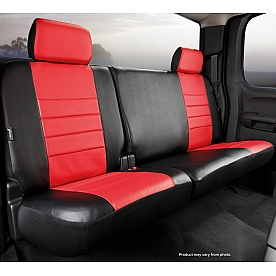 Fia Seat Cover Simulated Leather One Row - SL62-25 RED