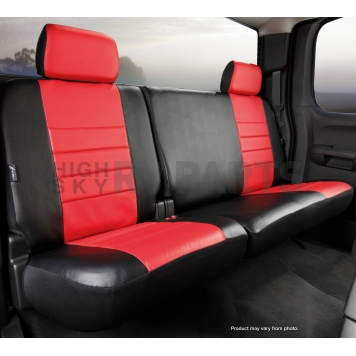 Fia Seat Cover Simulated Leather One Row - SL62-25 RED