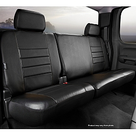 Fia Seat Cover Simulated Leather One Row - SL62-38 BLK/BLK