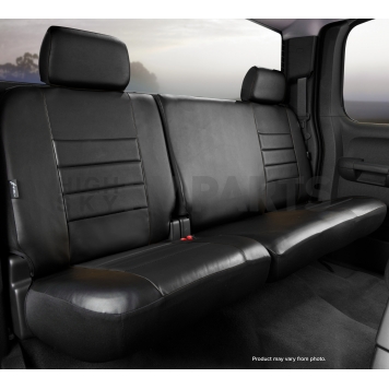 Fia Seat Cover Simulated Leather One Row - SL62-38 BLK/BLK