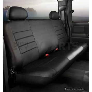 Fia Seat Cover Simulated Leather One Row - SL62-56 BLK/BLK