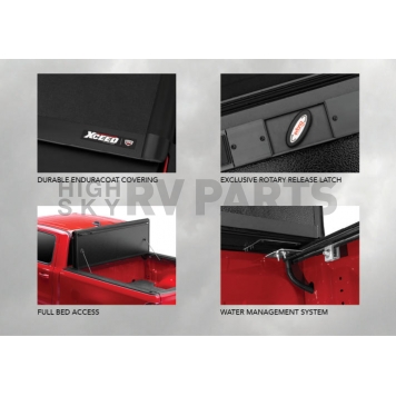 Extang Tonneau Cover Hard Folding Black Matte Aluminum/ Vinyl - 85650-2