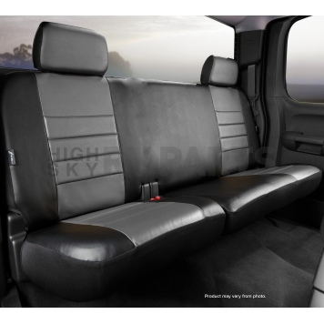 Fia Seat Cover Simulated Leather One Row - SL62-66 GRAY