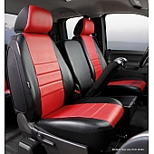 Fia Seat Cover Simulated Leather One Row - SL67-42 RED