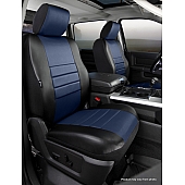 Fia Seat Cover Simulated Leather Set Of 2 - SL67-67 BLUE