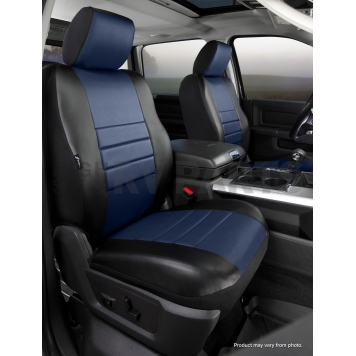Fia Seat Cover Simulated Leather Set Of 2 - SL67-67 BLUE