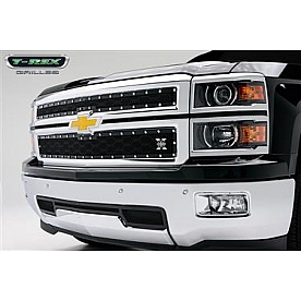 T-Rex Truck Products Grille Insert - Mesh Rectangular Black Powder Coated Mild Steel - 6711201