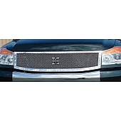 T-Rex Truck Products Grille Insert - Mesh Rectangular Polished Stainless Steel - 6717790