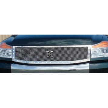 T-Rex Truck Products Grille Insert - Mesh Rectangular Polished Stainless Steel - 6717790