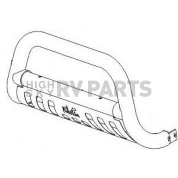 Westin Automotive Bull Bar Tube 3 Inch Black Powder Coated  Steel - 321605-1
