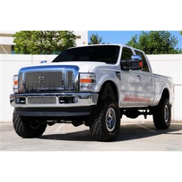 T-Rex Truck Products Grille Insert - Mesh Rectangular Polished Stainless Steel - 6715630