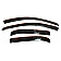 Auto Ventshade (AVS) Rainguard - Smoke Acrylic Set Of 4 - 194161