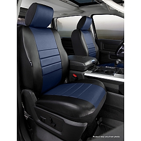 Fia Seat Cover Simulated Leather Set Of 2 - SL68-35 BLUE