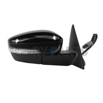 K-Source Exterior Mirror Electric OEM Black Single - 72529V