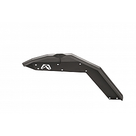 Fab Fours Fender Flare - Black Steel Matte Powder Coated Set Of 2 - JK1003-1