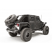 Fab Fours Fender Flare - Black Steel Matte Powder Coated Set Of 2 - JK1005-1