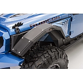 Fab Fours Fender Flare - Black Steel Bare Set Of 2 - JK1006-B