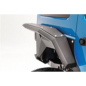Fab Fours Fender Flare - Black Steel Bare Set Of 2 - JK1007-B