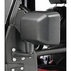 Fab Fours Exterior Mirror Bracket Steel Black Set Of 2 - JK1032-1