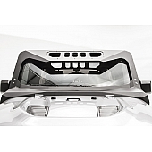 Fab Fours Windshield Frame Cover - Steel Black - JK3020-1