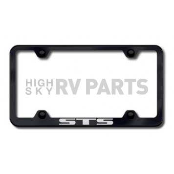 Automotive Gold License Plate Frame - Black Stainless Steel - LFWSTSEB