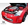 Extreme Dimensions Air Dam Front Lip Fiberglass Reinforced Plastics Primered Black - 100506