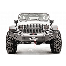 Fab Fours Bumper Lifestyle 1-Piece Design Steel Black - JL18-B4652-1