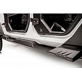 Fab Fours Rocker Panel Guard - Black Flat Matte Steel - JL18-G1550-1