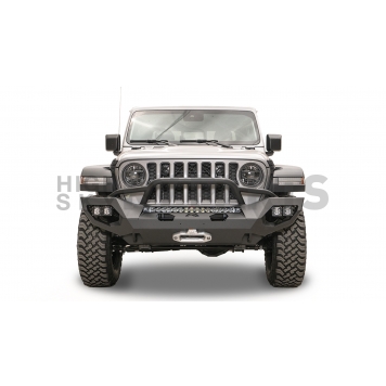Fab Fours Bumper Vengeance 1-Piece Design Steel Black - JL18-X4652-1