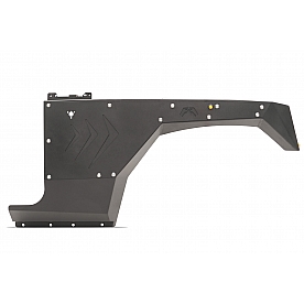 Fab Fours Fender - Steel Black Matte Powder Coated Set Of 2 - JL2000-1