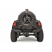 Fab Fours Spare Tire Carrier Black Base Bumper - JL2070-1