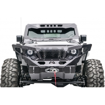 Fab Fours Windshield Frame Cover - Steel Black - JL3020-1