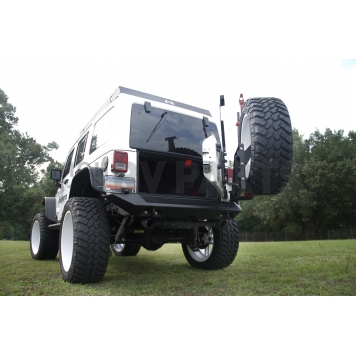 Fab Fours Spare Tire Carrier Black Rear - JP-Y1261T-1