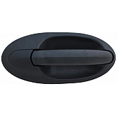 Help! By Dorman Exterior Door Handle - Plastic Black Single - 90658