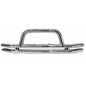 Black Mountain Bumper 1-Piece Type Stainless Steel Silver - BM8420S