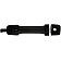 Help! By Dorman Exterior Door Handle - Plastic Black Single - 81295
