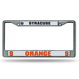 POWERDECAL License Plate Frame - Syracuse Orange Plastic - FC270103