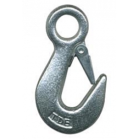 Tie Down Winch Clevis Hook - Steel Silver 7000 Pound Capacity - 50640