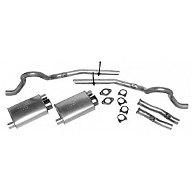 Dynomax Exhaust Super Turbo Cat Back System - 17491