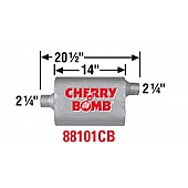 Cherry Bomb Vortex Exhaust Muffler - 88101CB