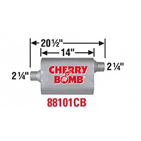 Cherry Bomb Vortex Exhaust Muffler - 88101CB